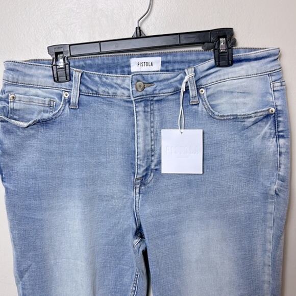 NWT Pistola Arielle skinny scissor cut hem jeans in No Pressure wash - Picture 5 of 12